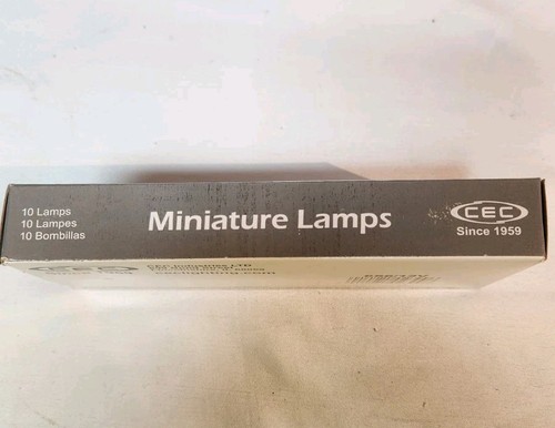 Box of 10 Bulbs, 6 Watt, 12 Volt, Candelabra Screw Base E12, Clear, 6S-6/12V - Bild 5 von 7