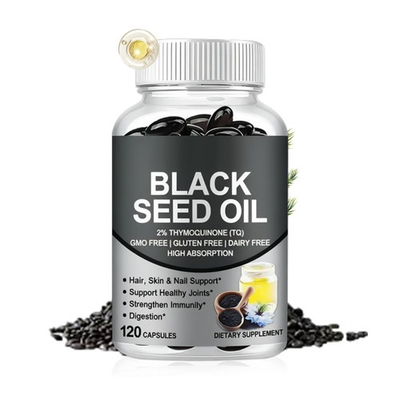 #ad Black Seed Oil Softgels 2% Thymoquinone Gluten Free 120 capsules $16.33