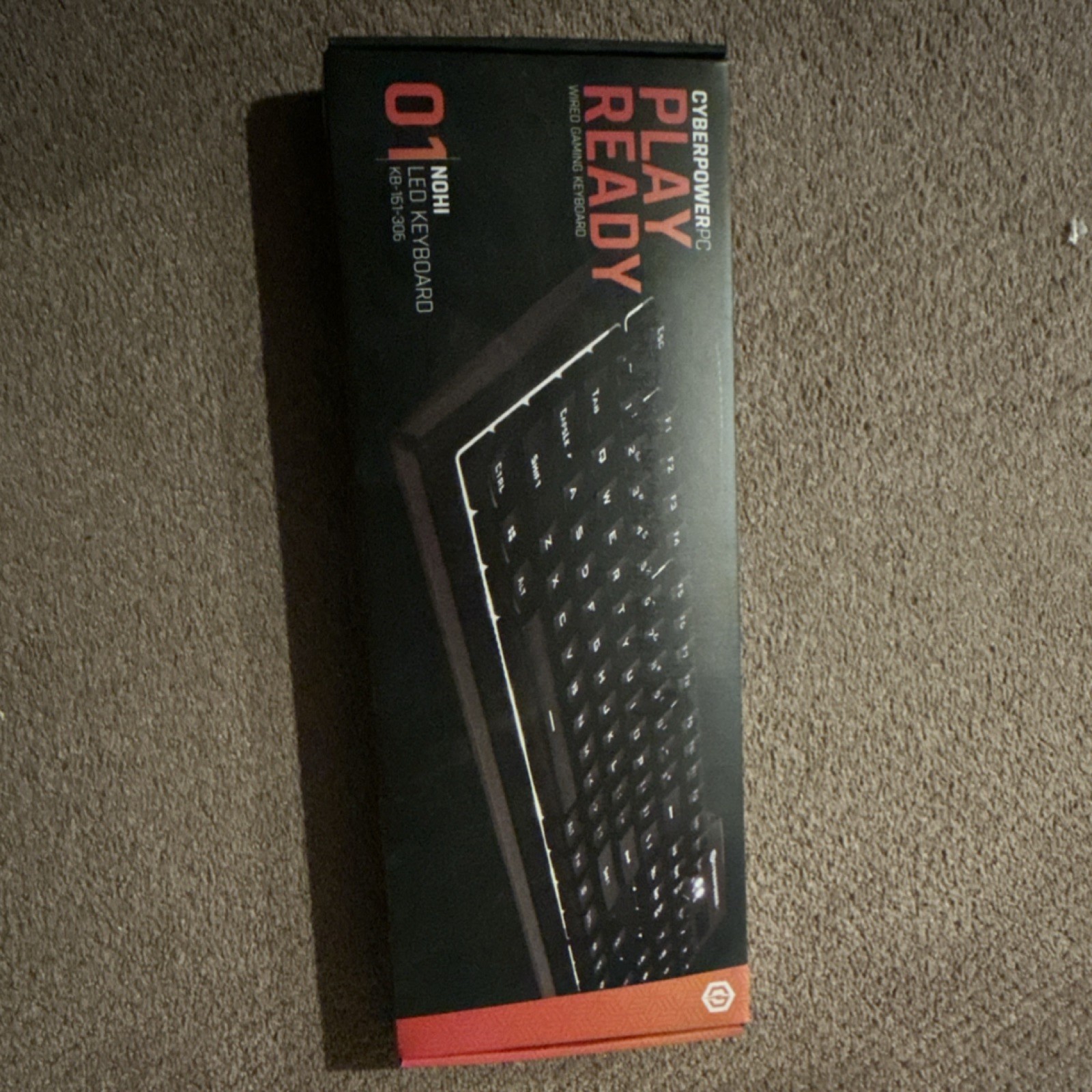 CyberPowerPC NOHI LED Wired Gaming Keyboard KB-15-3056 Illum