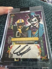 Matthew Golden - 2025 Wild Card Joker Rookie - 🔥 True 1/1 Auto 🔥 - Case Hit