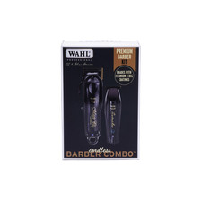 Wahl Cordless Barber Combo Clipper/Detailer Trimmer - Black 3025397 US STOCK
