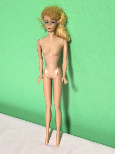 Vintage MATTEL Ponytail MIDGE Barbie Blonde DOLL  Mohair 1962??  VGC