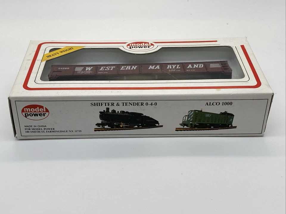 HO Scale Model Power 40' Gondola, Estern Maryland, Brown # 54260 - Image 3 of 4