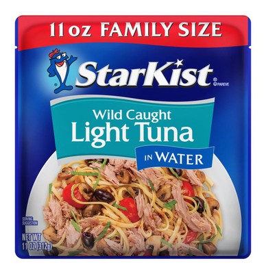 StarKist Chunk Light Tuna in Water, 19g Protein, 11 oz Pouch, 19g