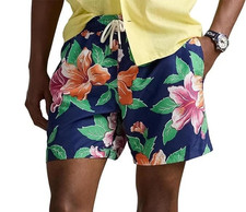 Polo Ralph Lauren Men's Traveler Polo Bear Swim Trunks Navy XXL