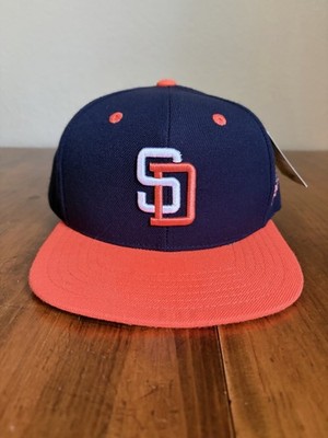 Vintage San Diego Padres Hat NEW American Needle Blockhead Wool SnapBack Cap MLB