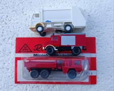 Roskopf WIKING H0 Konvolut Automodelle Lkw Feuerwehr Müllauto 1:87 Eisenbahn