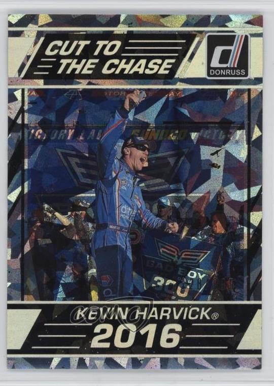 2017 Panini Donruss NASCAR Cut to the Chase Cracked Ice /999 Kevin Harvick 0eq8