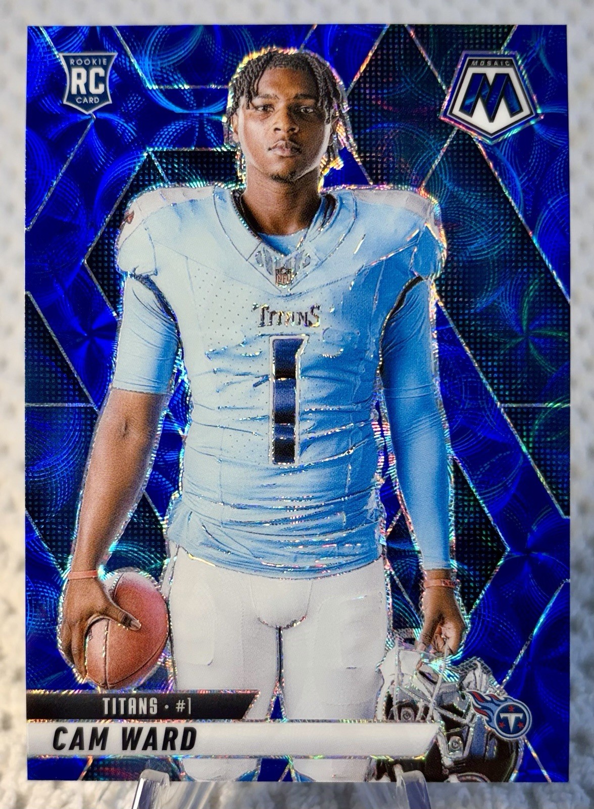 2025 Mosaic Cam Ward #272 Blue Scope RC Rookie TITANS⭐️⭐️⭐️