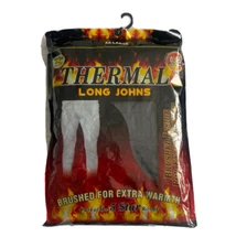 Men's Thermal Long Johns Trouser Warm Base layer Charcoal XXL