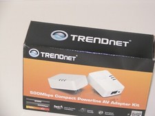 Trendnet 500Mbps Compact Powerline AV Adapter Kit TPL-406E2K
