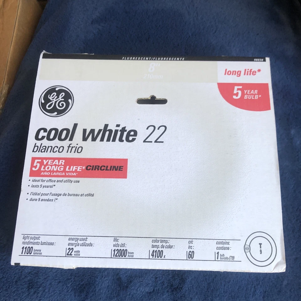 GE FC8T9/CW Fluorescent Circline Lamp. 22 Watts. New - Image 3 of 3