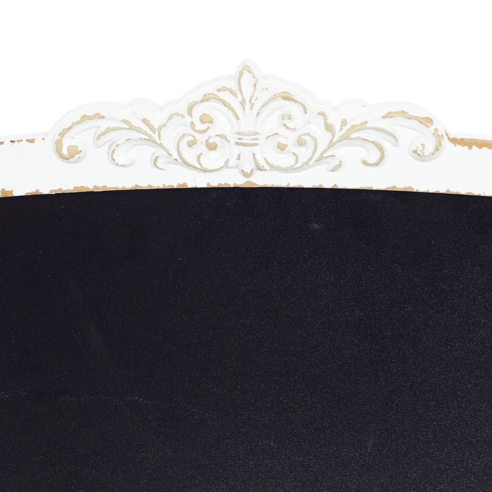 Wood Sign Carved Top Wall Decor with Chalkboard Cream Olivia & May