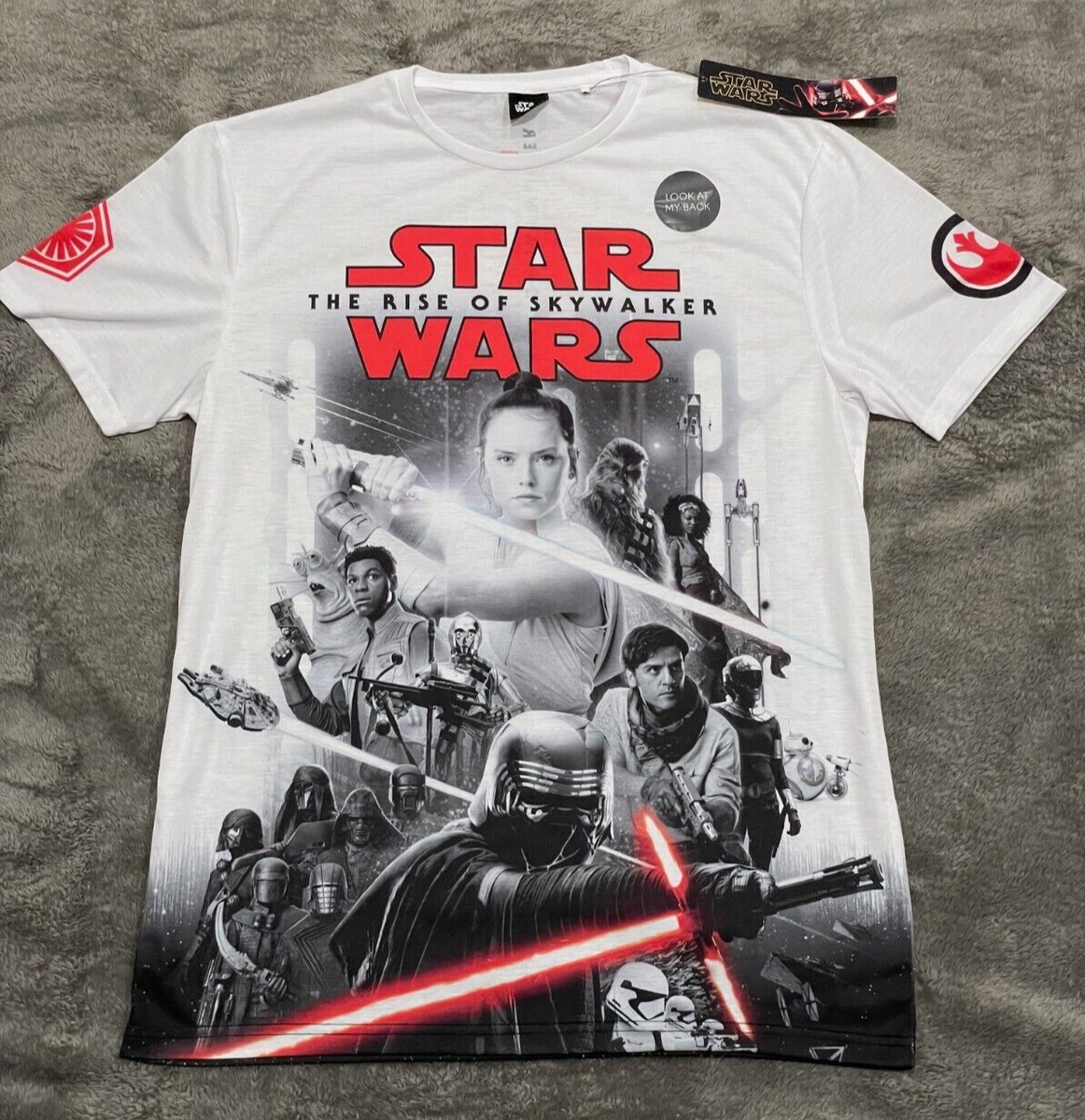 STAR WARS The Rise Of Skywalker Movie Poster T-Shirt NEW w/ TAG  VTG/RARE