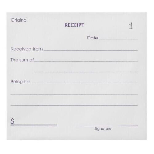 1 x Olympic 614 Cash Receipt Book Carbon Duplicate 100 Leaf - Picture 3 of 4