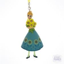 Disney Parks Frozen Fever Princess Anna Christmas Ornament