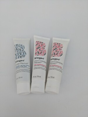 Set BRIOGEO 2x Don't Despair Repair Mask 59ml & Scalp Revival Scalp Mask 59ml