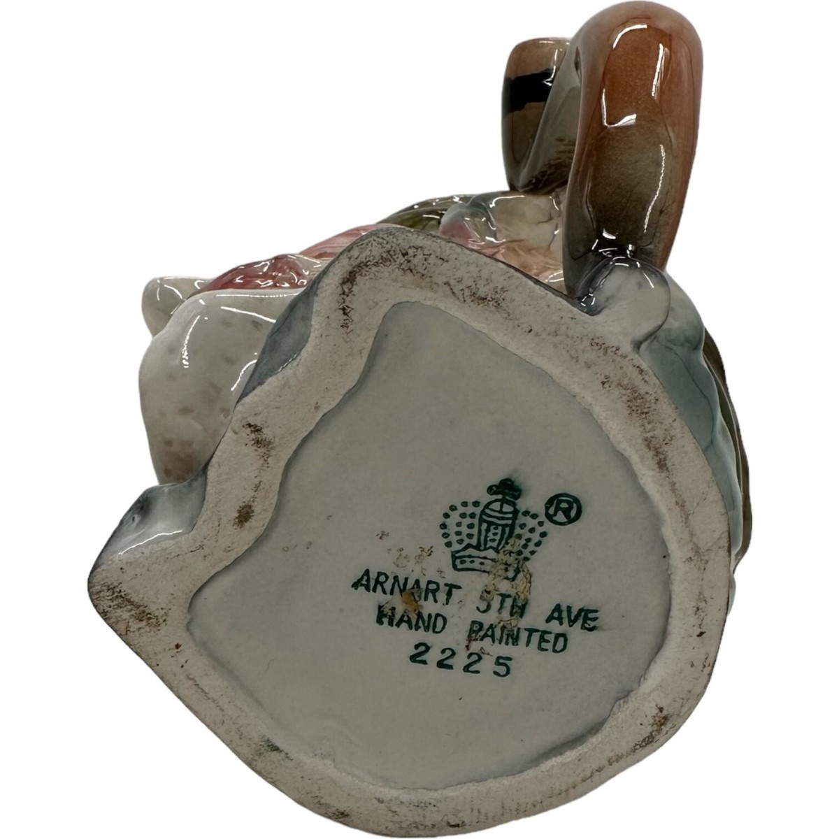 Vintage Arnart 5th Ave Englishman Toby Jug Ceramic 2225 Hand