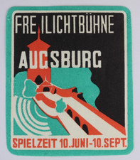 Augsburg Freilichtbühne Germany Poster Stamp