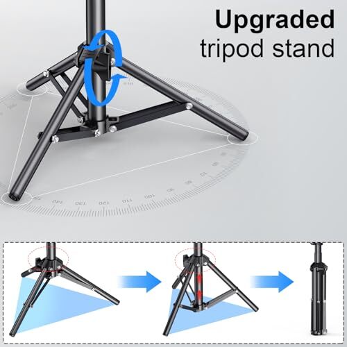 Starlink Mini Tripod Mount, Starlink Adapter with 1/4'' Screw Easy Mounting 