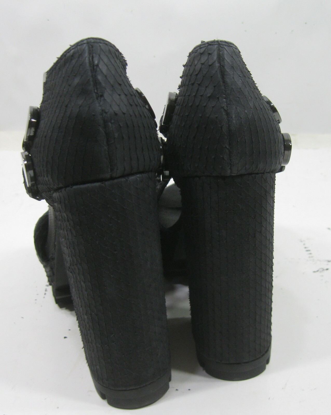 New black g r e c c o + v  5"block heel  leather shoes sexy women size  9 image 6