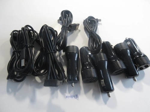 Lot de 6 chargeurs de voiture universels double USB Insignia avec câble mini USB NS-DDC01-C - Photo 2 sur 5