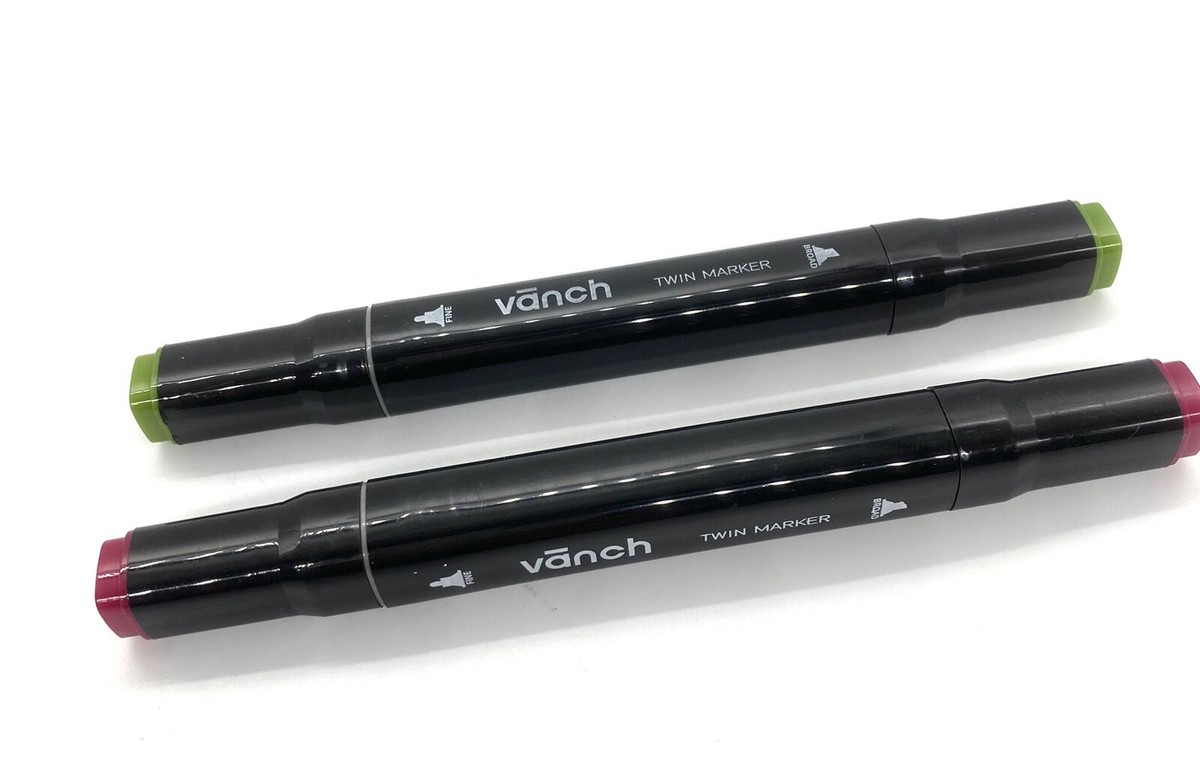 Marker COMP20 ② 48 pk. Dual Tip Art Markers Set assorted colors with zip case | eBay