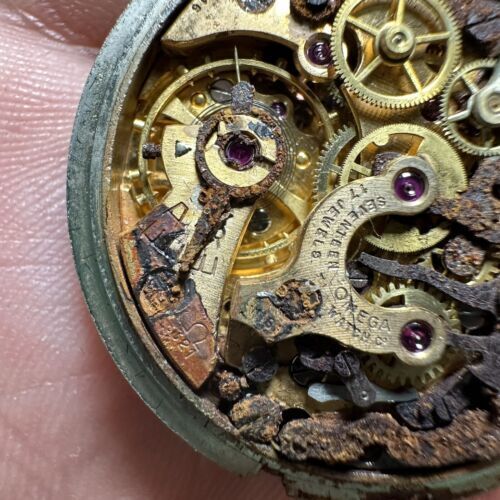 Omega Speedmaster Moonwatch Movement Caliber 321 Water Damaged With Dial + Hands - Picture 4 of 5