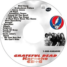 CUSTOM KARAOKE GRATEFUL DEAD 16 GREAT SONG cdg CD G HARD-TO-FIND DEADHEAD HITS