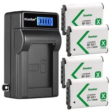 Wall Charger  4 Battery for HDR-PJ240 PJ240E PJ270 PJ270E PJ275 PJ405 PJ410