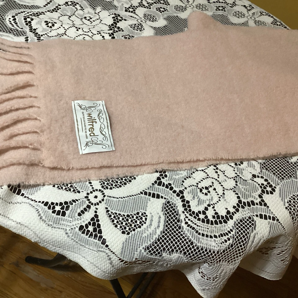 Bufanda de lana Wilfred Tessuto con flecos Foto 4 de 4