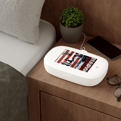 Trump UV Phone Sanitizer and Wireless Charging Pad
