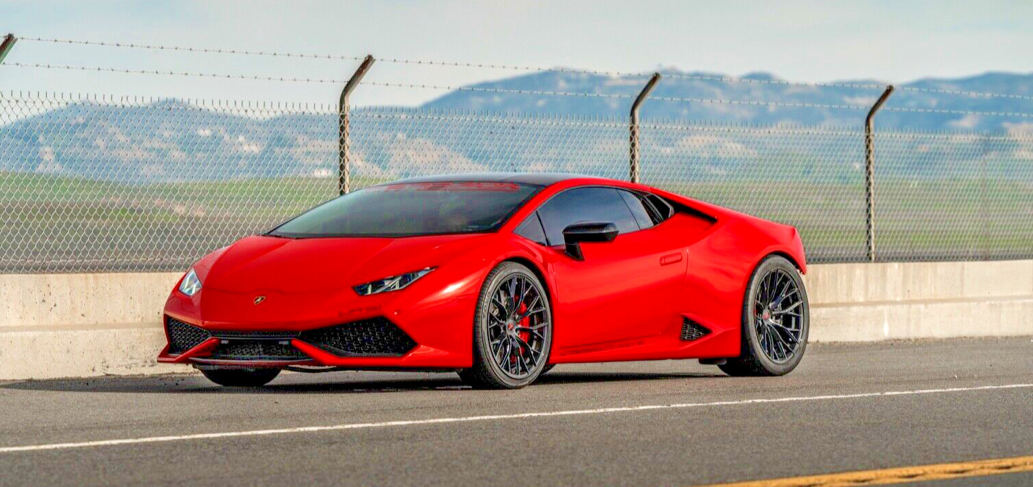 20” FERRADA FR9 OBSIDIAN BLACK WHEELS FOR LAMBORGHINI HURACAN 20X9 & 11