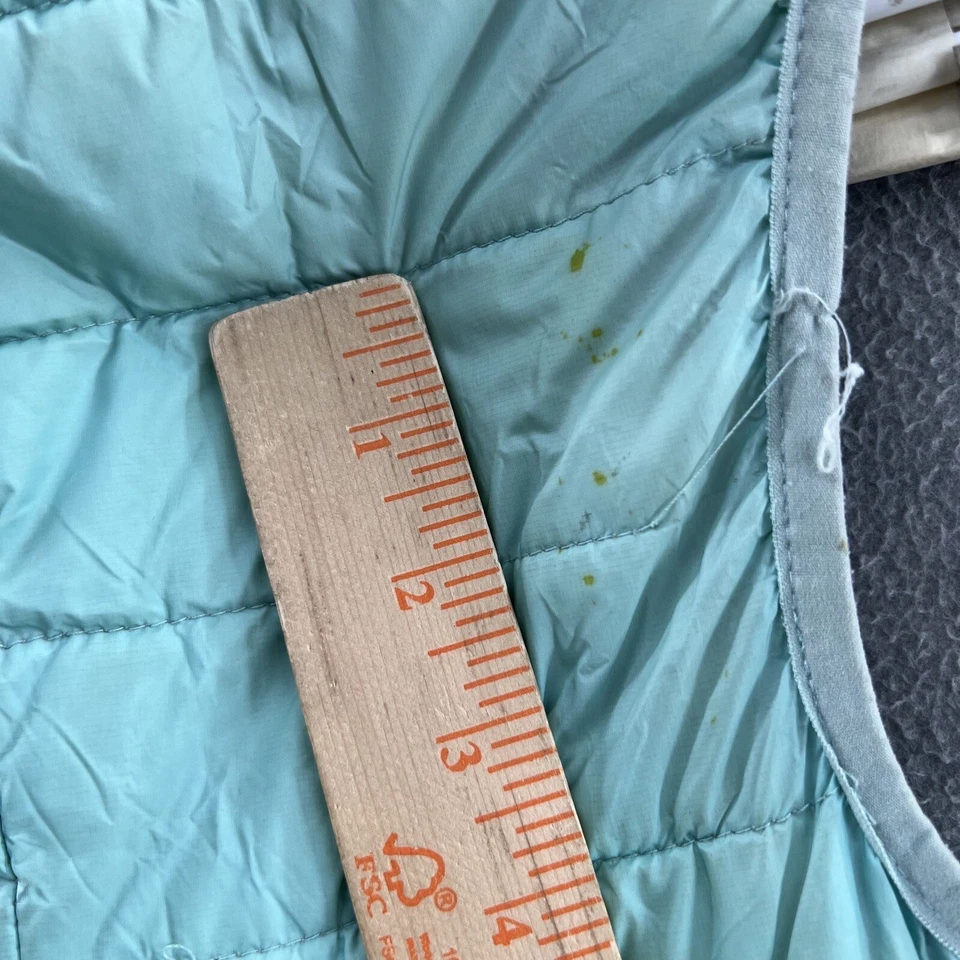 Eddie Bauer Niña Niños Talla S (7/8) Capucha Relleno Reversible Puffer Chaqueta Foto 4 de 4