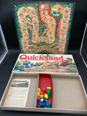 Quicksand: The Slip/Slide/Sink Board Game from Parker Brothers (1989) Complete
