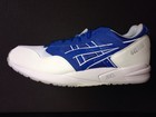 Asics Gel Saga rzadka vintage niebiesko-biała CW nowa US 12 UK 11 EUR 46,5 CM 29,5