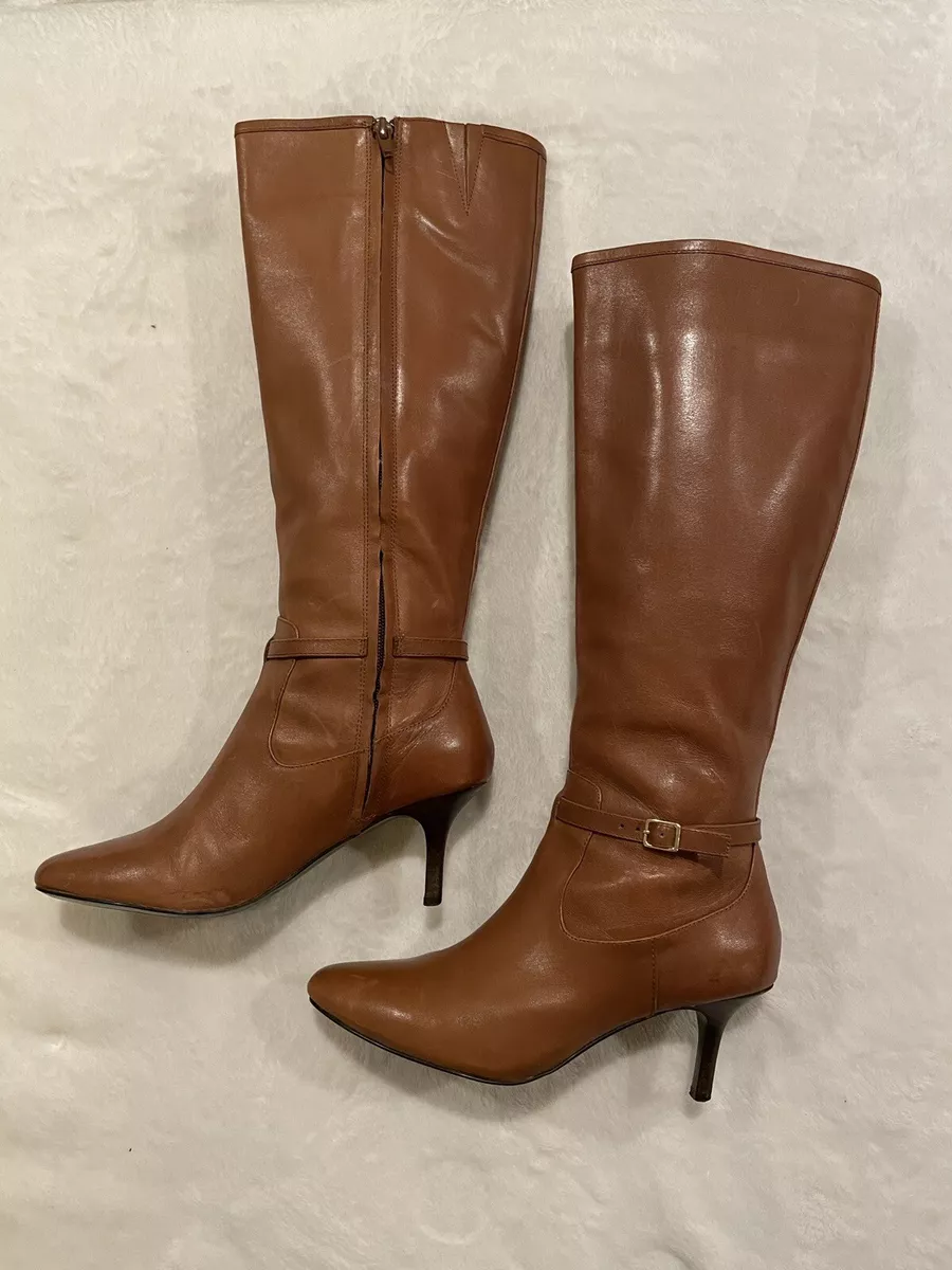 Genuine Leather Tobacco Brown Thigh High Boots | Tajna Shoes – Tajna Club
