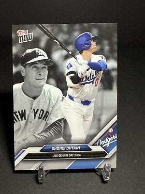 2024 TOPPS NOW LOU GEHRIG DAY WITH SHOHEI OHTANI - DODGERS | eBay