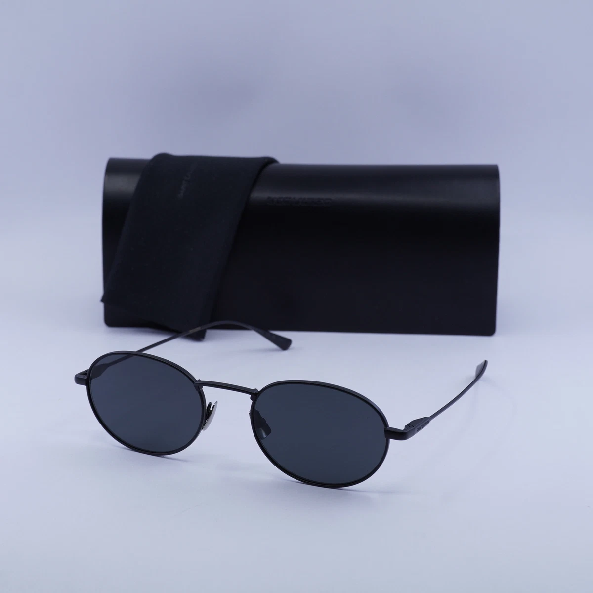 Saint Laurent Black Round Sunglasses for Women for sale | eBay