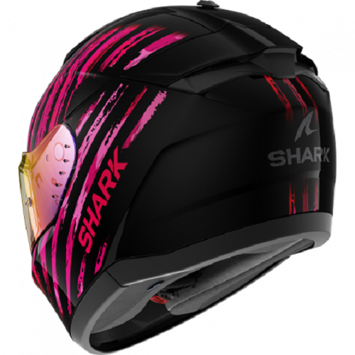Casco integrale moto Shark RIDILL ASSYA NERO FUCSIA KVV TAGLIA