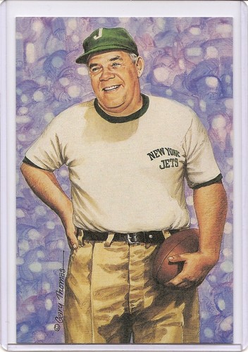 1992 Weeb Ewbank Goal Line Art Postcard Unsigned - Series 4 Four