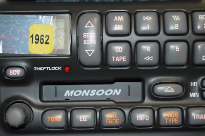 00 01 02 03 04 Pontiac factory MONSOON CD Cassette player radio