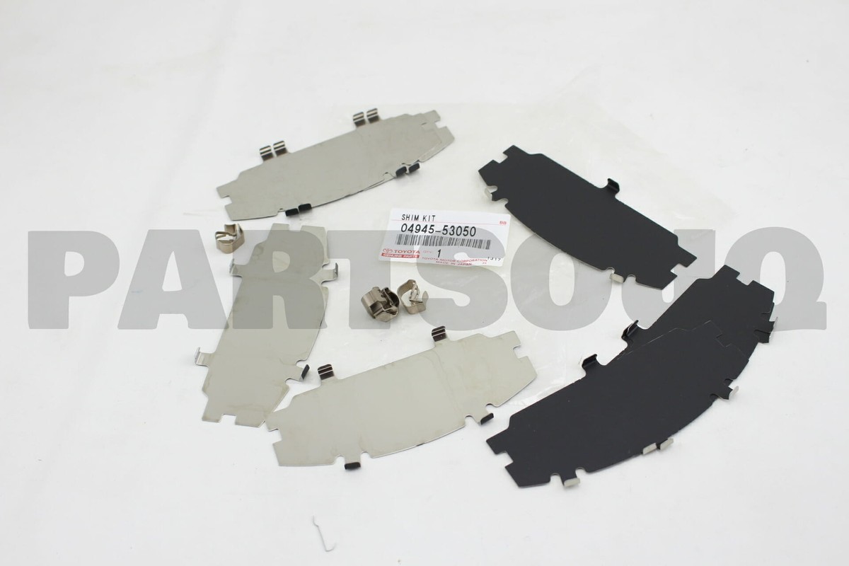 0494553050 Genuine Toyota SHIM KIT, ANTI SQUEAL, FRONT 04945