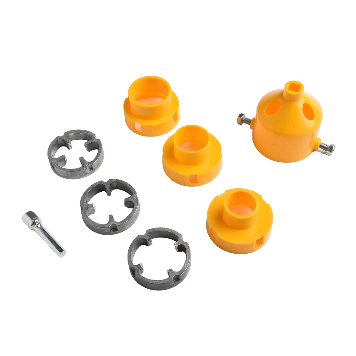 PVC Pipe Threading Tool Kit - 1/2" & 3/4" Dies, Internal & External Threader Set, 2-Piece