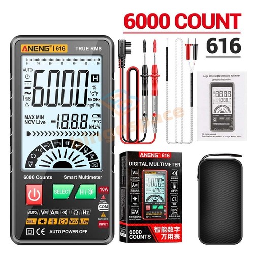 ANENG 616 Digital Multimeter 6000 Stück AC/DC Spannung Strom Messgerät Hintergrundbeleuchtung - Bild 18 von 18