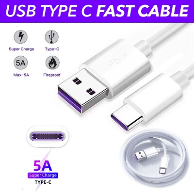Ladekabel USB Typ C 5A Datenkabel für Samsung Huawei Xiaomi Schnellladekabel