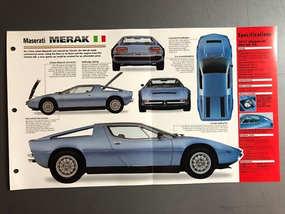 1972 - 1982 MASERATI Merak Coupe IMP 