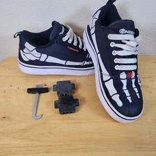 Zapatos de Skate Heelys Pro 20 Hueso Tenis Rayos X Esqueleto Talla 7 EU 39 UK 6 con Herramienta