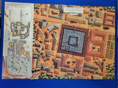 The Rod of Seven Parts Map - AD&D 1145xxx0701 | eBay