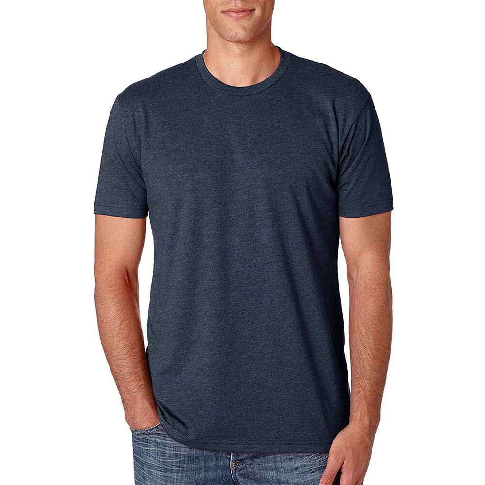 Мужская футболка Next Level из смеси хлопка в стиле кэжуал с круглым вырезом Premium Tee N6210